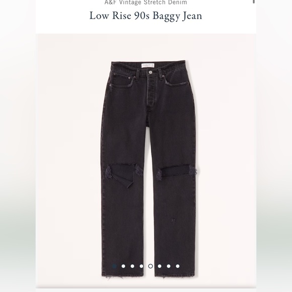 Abercrombie & Fitch Denim - Abercrombie 90s Baggy Low Rise NWT